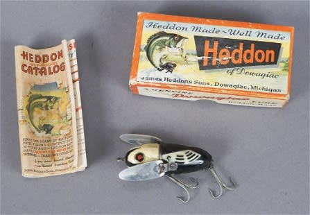 Sold at Auction: VINTAGE HEDDON FISHING LURES