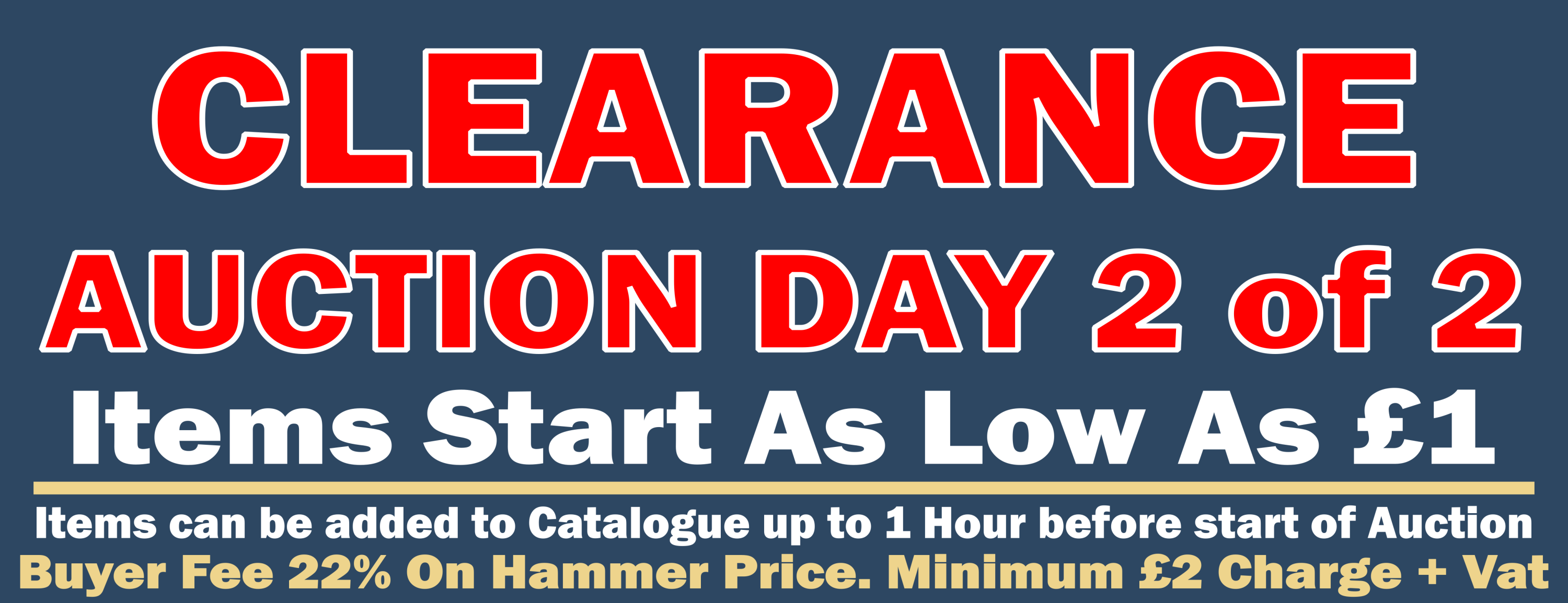 Clearance everything from £1