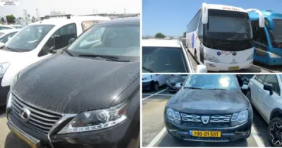 משרד עורכי דין עמרמי | 3 רכבים , משאית ואוטובוס מכונס נכסים
